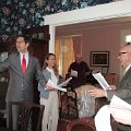 Vintage Valentine Cast practicing